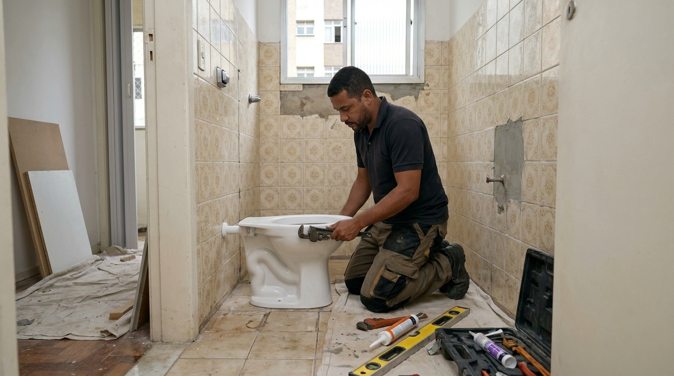 Reforço de vedação sanitária em Juiz de Fora-MG